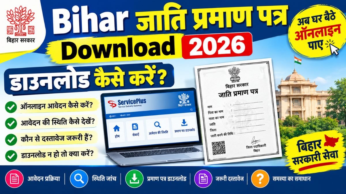 Bihar Caste Certificate Download
